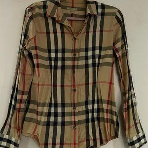 Woman’s Burberry button up